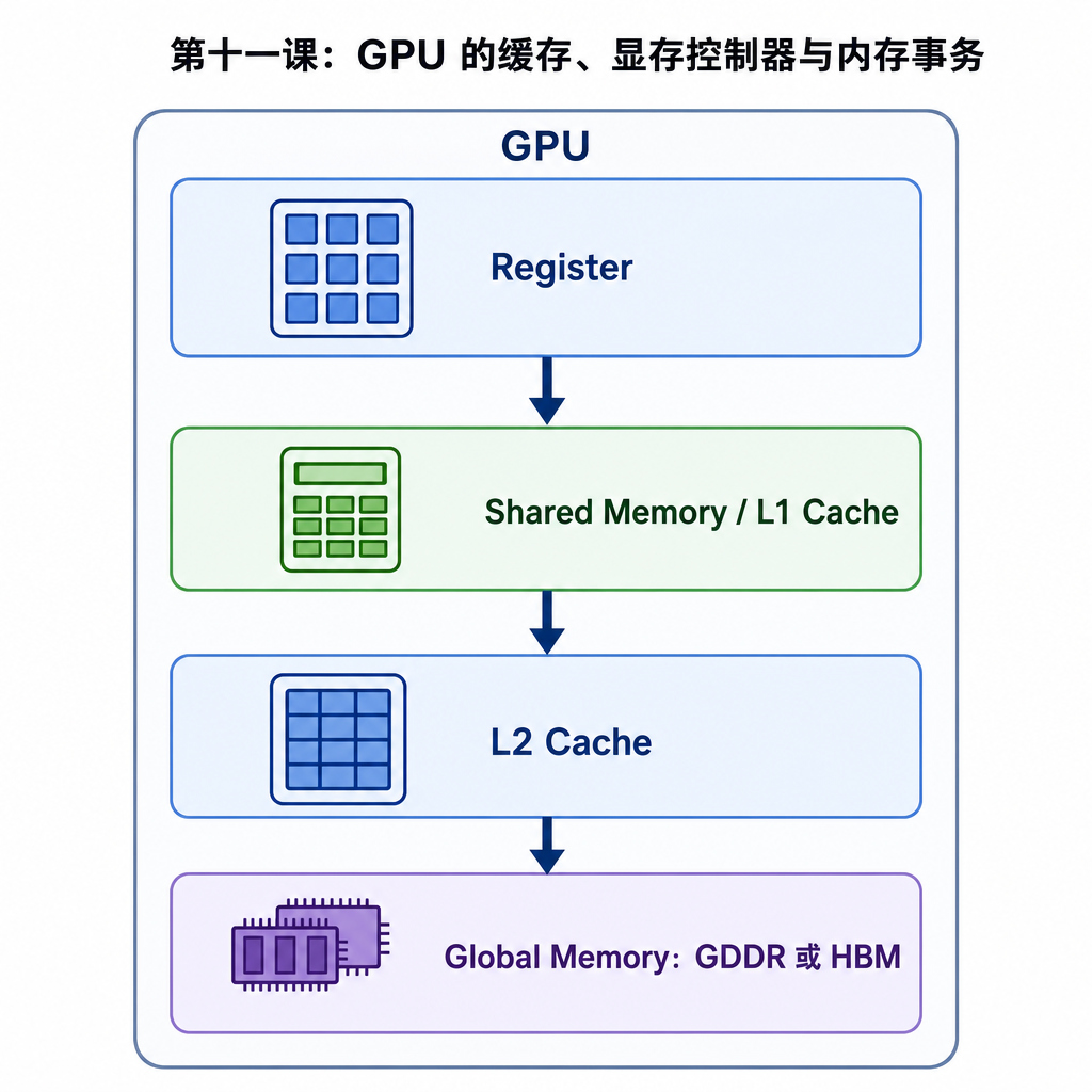 第十一课：GPU 的缓存、显存控制器与内存事务